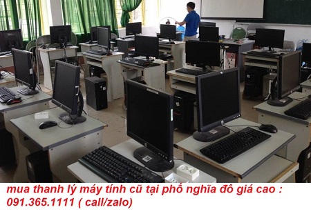 thu mua máy tính cũ tại phố nghĩa đô giá cao