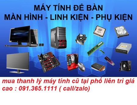 thu mua máy tính cũ tại phố liên trì