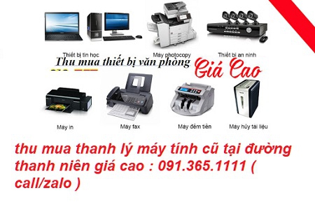 thu mua máy tính cũ tại đường thanh niên