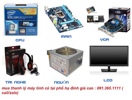 thu mua máy tính cũ tại phố hạ đình