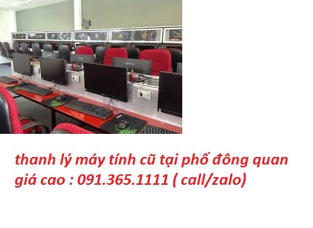 thu mua máy tính cũ tại phố đông quan