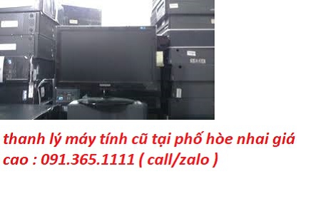 thu mua máy tính cũ tại phố hòe nhai giá cao