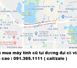 Thu mua máy tính cũ tại đường đại cồ việt giá cao nhất 0913651111