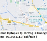 Thu mua laptop cũ tại đường Lê Quang Đạo 0913651111