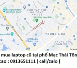 Thu mua laptop cũ tại phố Mạc Thái Tông 0913651111