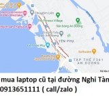 Thu mua laptop cũ tại đường Nghi Tàm 0913651111